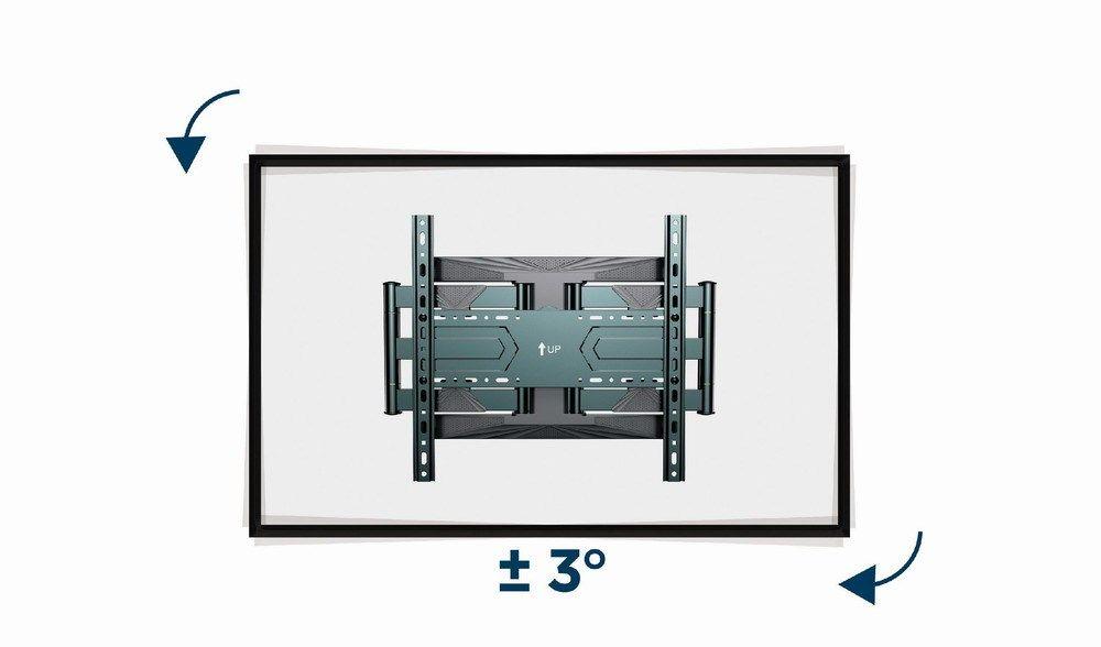 GEMBIRD REGULOWANY UCHWYT ŚCIENNY LCD 40"-80" VESA MAX 600 X 400MM, DO 50KG — zdjęcie 14