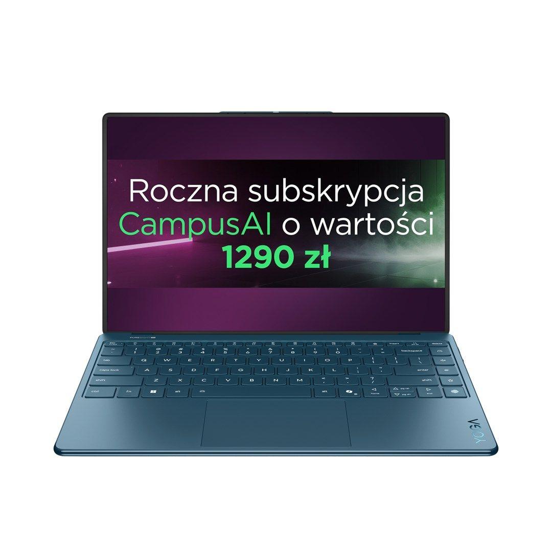 Lenovo Yoga Slim 9 14ILL10 Ultra 7 258V 14" 4K WQUXGA OLED 750nits Glossy 120Hz 32GB LPDDR5x-8533 SSD1TB Arc Graphics 140V Win11 Tidal Teal — zdjęcie 1