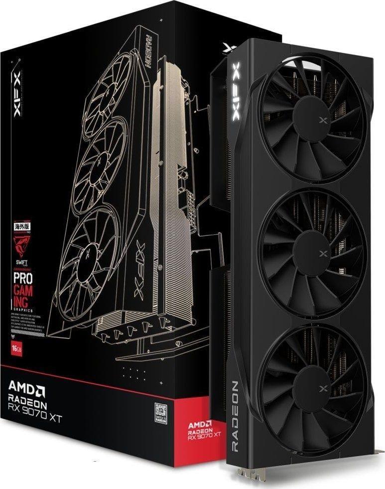 Karta graf. XFX Swift RX 9070XT 3-FAN Gaming E. 16G — zdjęcie 1