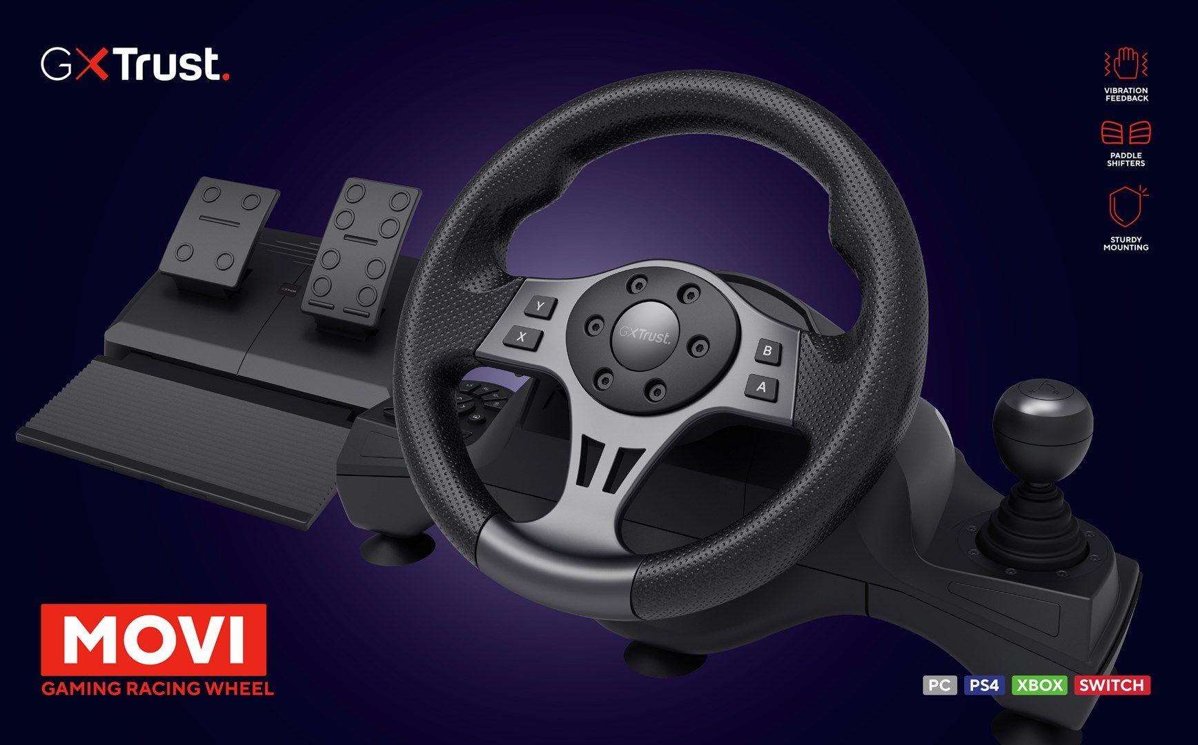 Kierownica Trust GXT 289 MOVI Black — zdjęcie 12