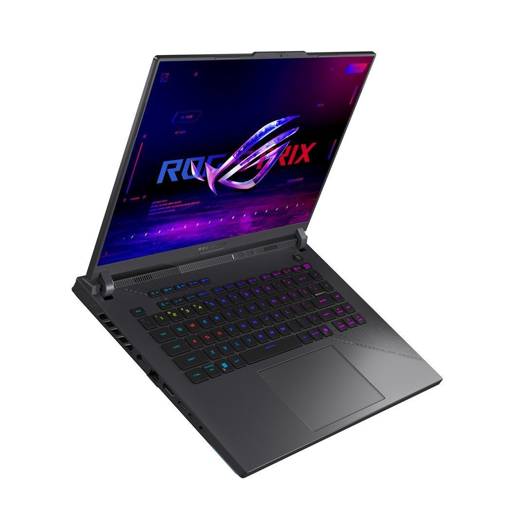 ASUS ROG Strix G16 G614FP-R9161 Ryzen 9 9955HX 16.0"2.5K 240Hz IPS-level 500nits AG 16GB DDR5 5600 SSD1TB GeForce RTX 5070_8GB WLAN+BT LAN Cam1080p 90WHrs NoOS Eclipse Gray — zdjęcie 6