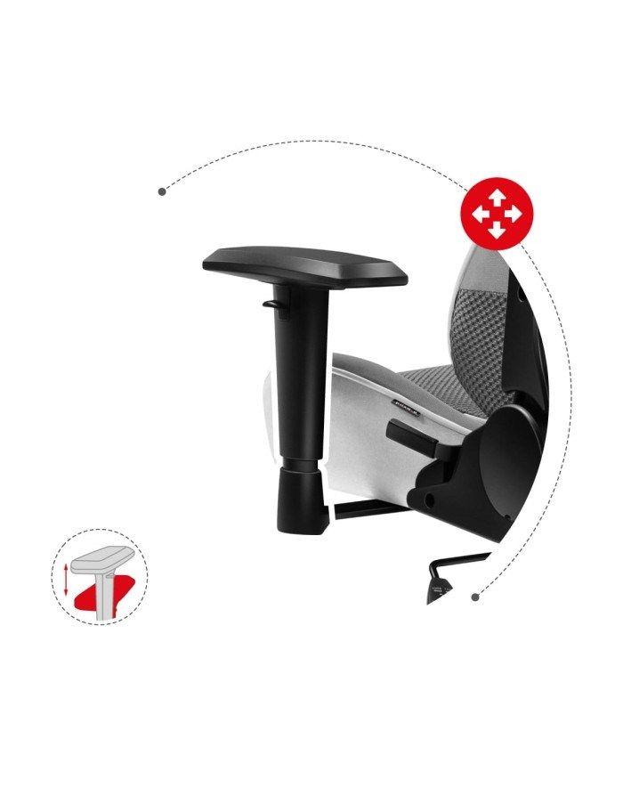 Fotel gamingowy Huzaro Force 6.2 White Mesh — zdjęcie 12