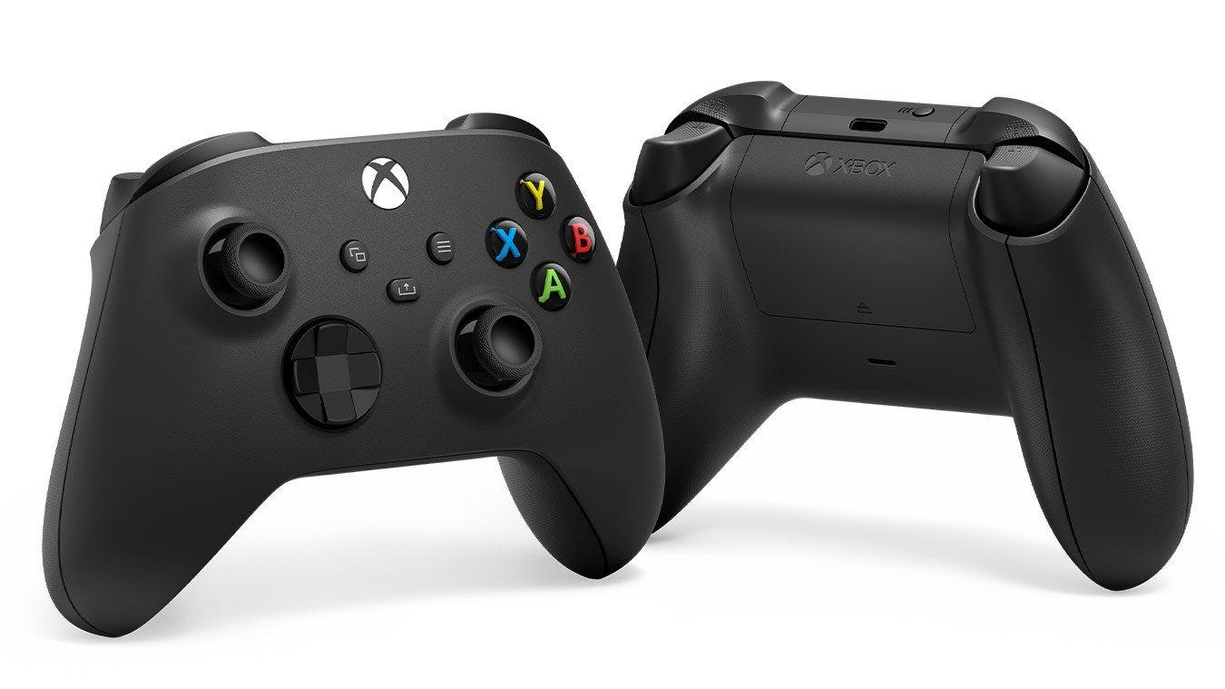 Microsoft Xbox kontroler bezprzewodowy Carbon Black — zdjęcie 4