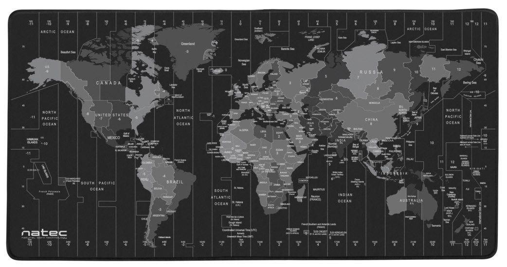 Podkładka pod mysz NATEC Time Zone NPO-1119 (800mm x 400mm) — zdjęcie 2