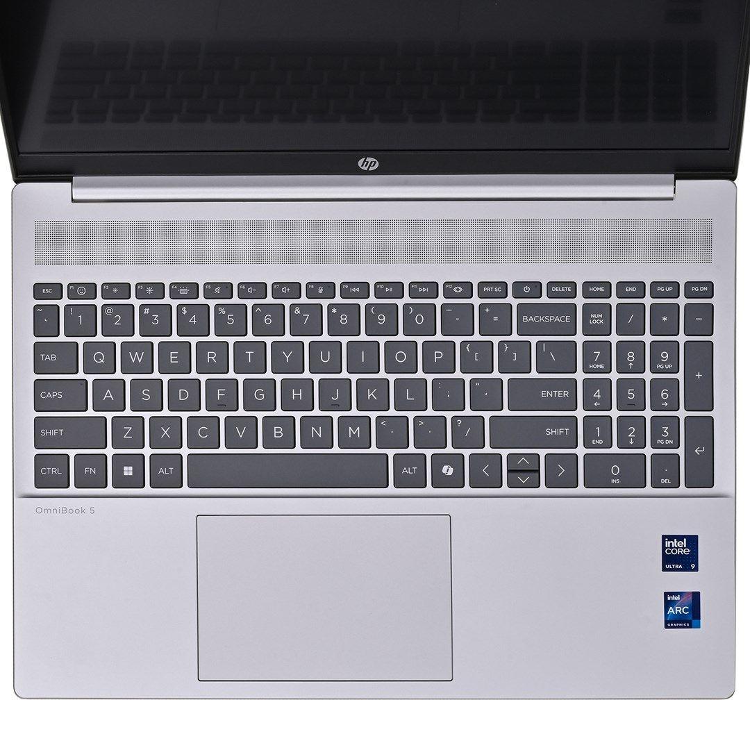 HP OmniBook 5 16-AF1095CL Ultra 9 285H 16" WUXGA Touch AG 32GB SSD1TB BT BLKB Win11 Glacier Silver (REPACK) 2Y — zdjęcie 4
