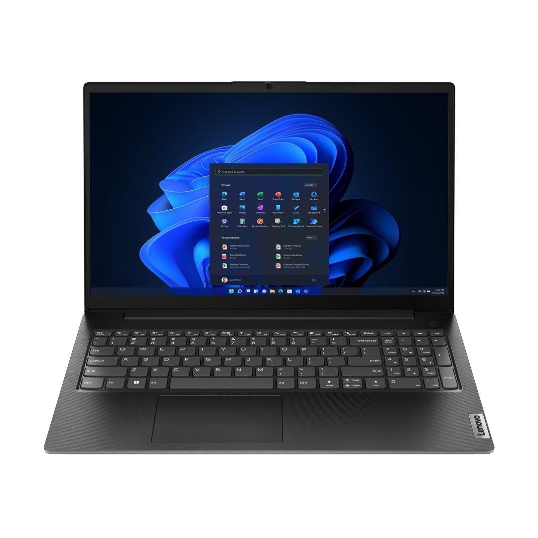 Lenovo V15 G4 AMN AMD Ryzen 5 7520U 15.6"FHD 250nits AG 16GB LPDDR5 SSD512 Radeon 610M Graphics Cam 720p 38Wh NoOS Business Black 3Y OnSite — zdjęcie 1