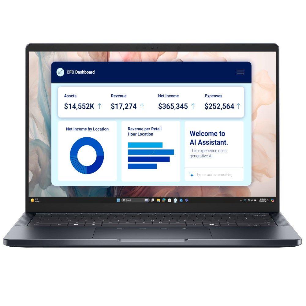 Dell Pro 13 Premium PA13250 Ultra 5 236V 13.3"FHD+ 400nits 16GB LPDDR5X SSD512 Arc FgrPr Cams&Mic 5G WWAN+BT BcklKb 3C vPro W11Pro 3Y ProSupport Magnesium — zdjęcie 1