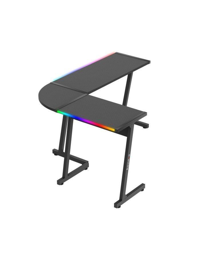 Biurko gamingowe Huzaro Hero 6.0 Black RGB — zdjęcie 3