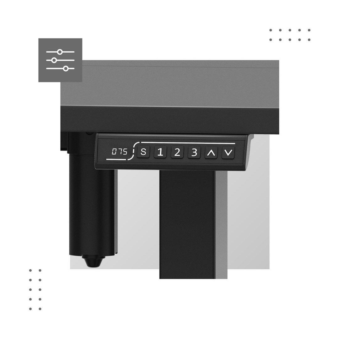 Biurko elektryczne MA-Leader 7.6 Black — zdjęcie 7