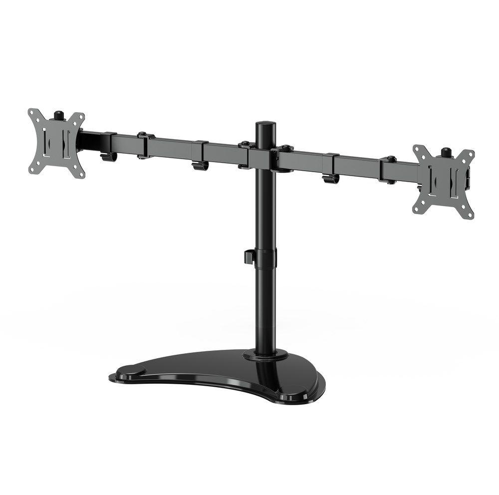 GEMBIRD STOJAK BIURKOWY NA DWA MONITORY (REGULOWANY) 13”-32”, DO 8 KG — zdjęcie 1