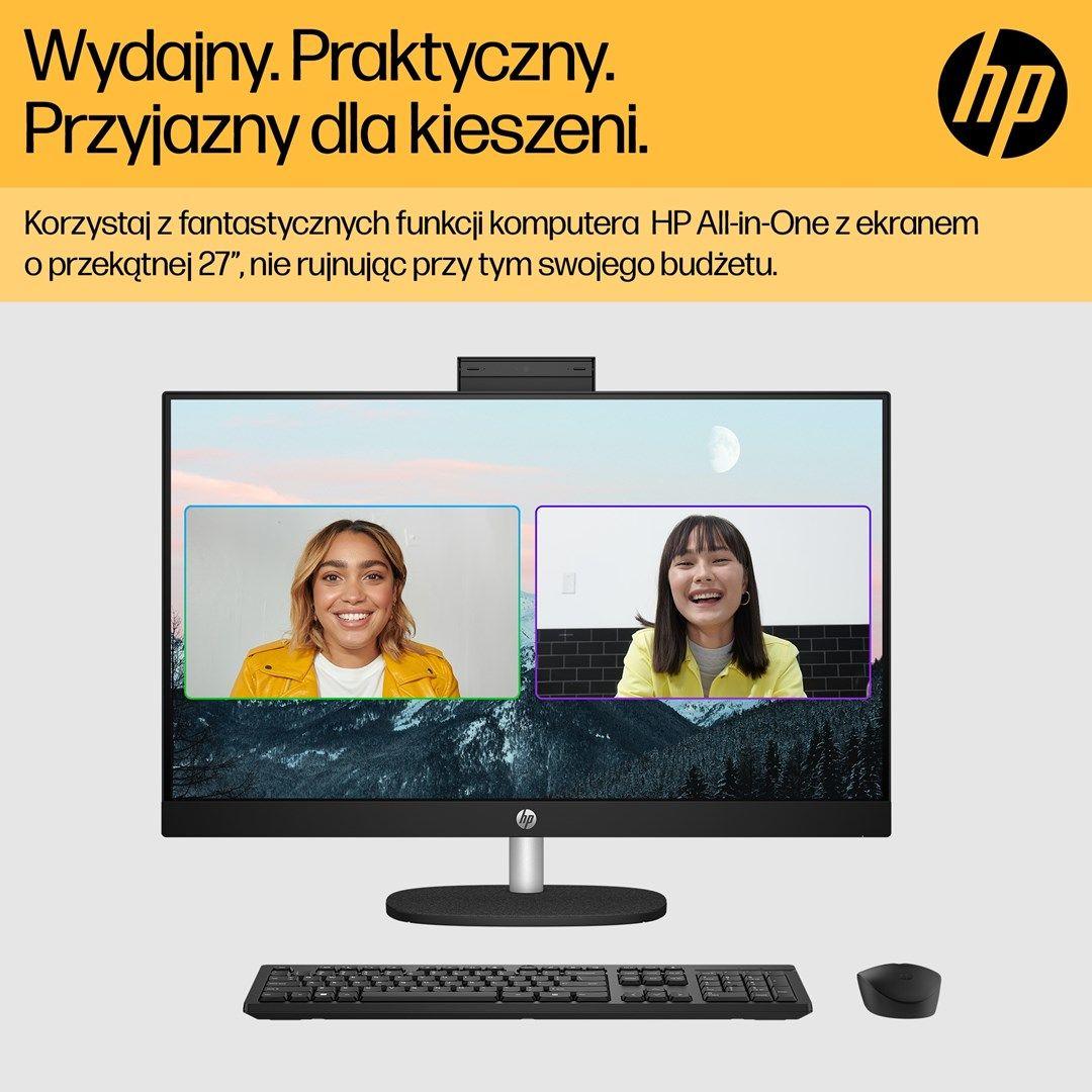 HP 27-cr0222nw AIO Ryzen 7 7730U 27.0"FHD IPS AG 300nits 16GB DDR4 SSD512 Radeon 680M LAN Win11 2Y Shell White — zdjęcie 9