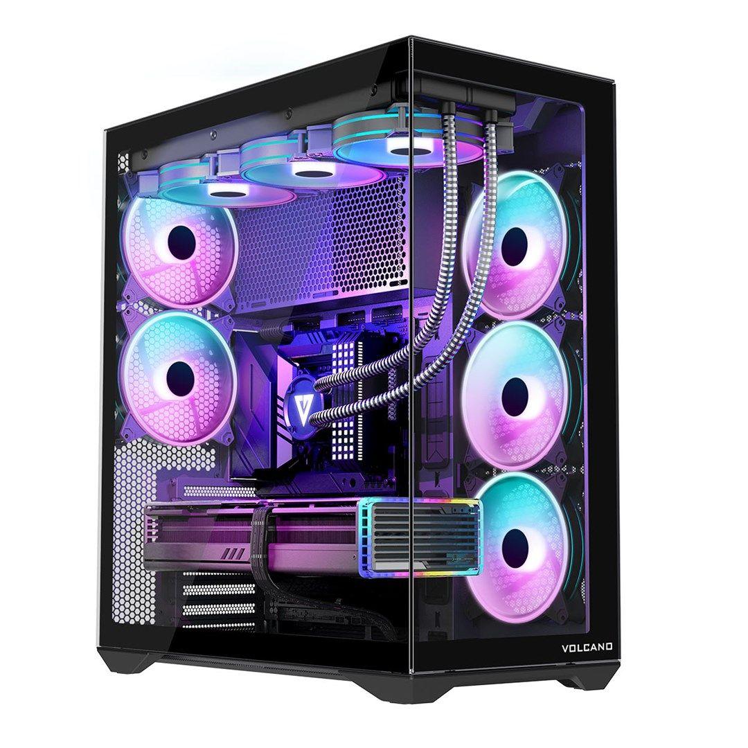 MODECOM OBUDOWA VOLCANO SPACE XL FULL TOWER NF CZARNA — zdjęcie 9