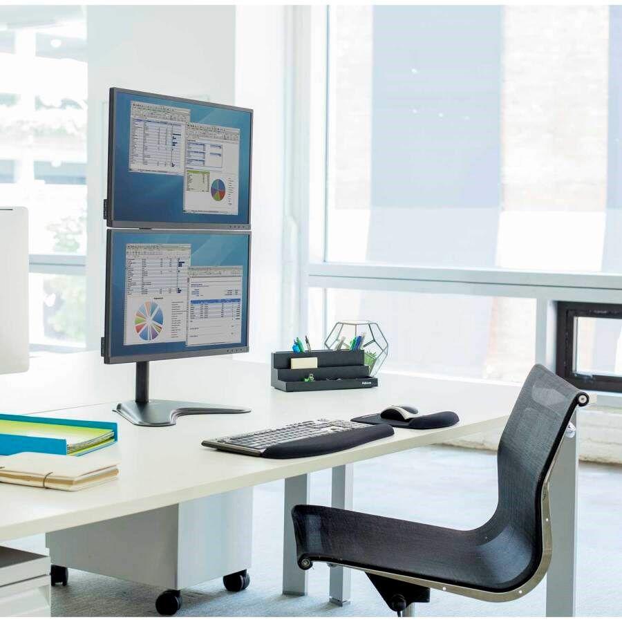 Fellowes Ergonomia  wolnostojące ramię na 2 monitory - pionowe Seasa - dawne Professional Series™ — zdjęcie 7