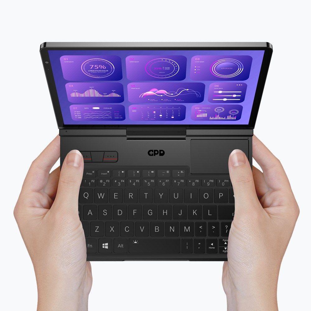 Laptop GPD-Pocket-4 Ryzen 7 8840U/8" WQXGA (2560x1600) Touchscreen 144Hz IPS/x360/LAN/16GB/SSD 1TB/BT/BLKB/FPR/x360/Radeon 780M 3GB/Win 11 Graphite — zdjęcie 24