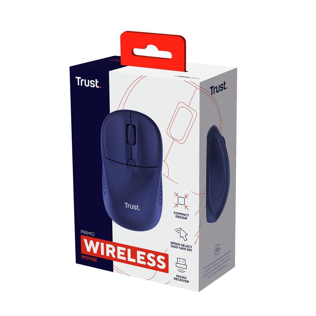Mysz TRUST Primo Wireless Mouse matt dark blue — zdjęcie 5