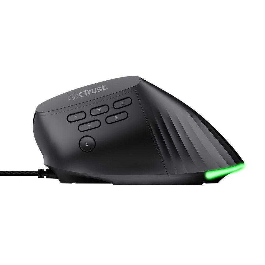 Mysz gamingowa TRUST GXT145 REXXA ergo czarna — zdjęcie 5
