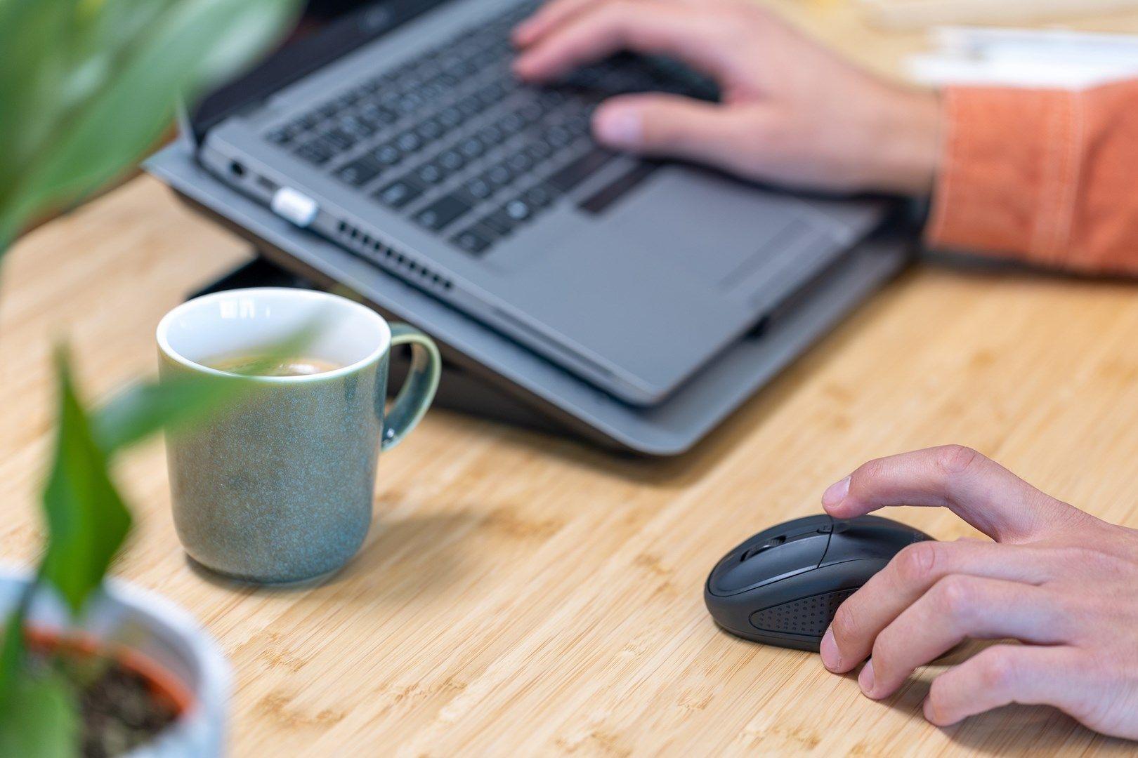 Mysz TRUST Primo Wireless Mouse matt dark blue — zdjęcie 9