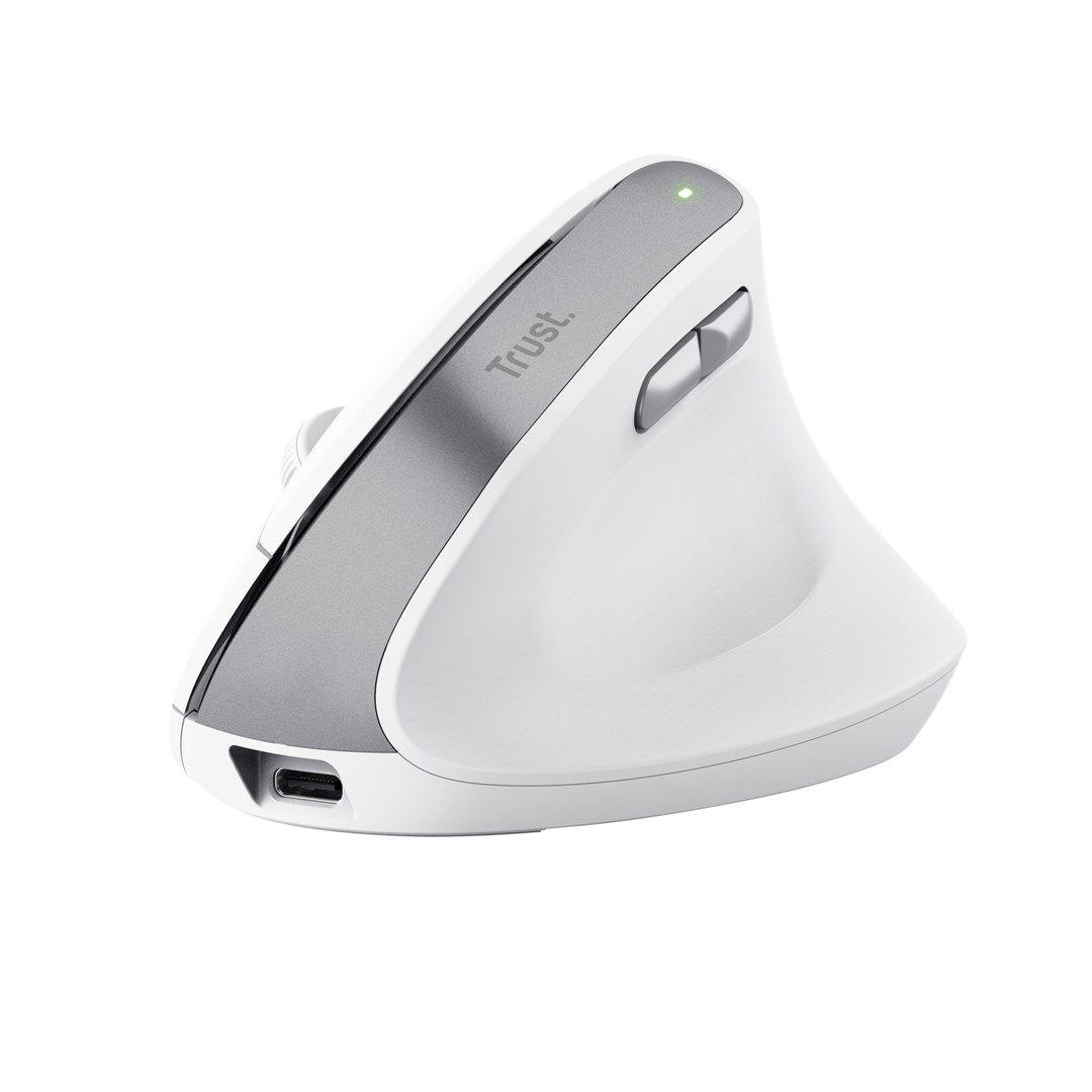 Mysz Trust BAYO II ERGONOMIC WIRELESS White — zdjęcie 5