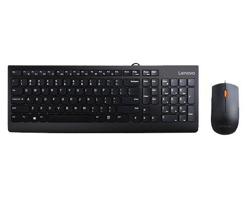 Lenovo 300 USB Combo Keyboard & Mouse - US English GX30M39606 — zdjęcie 1