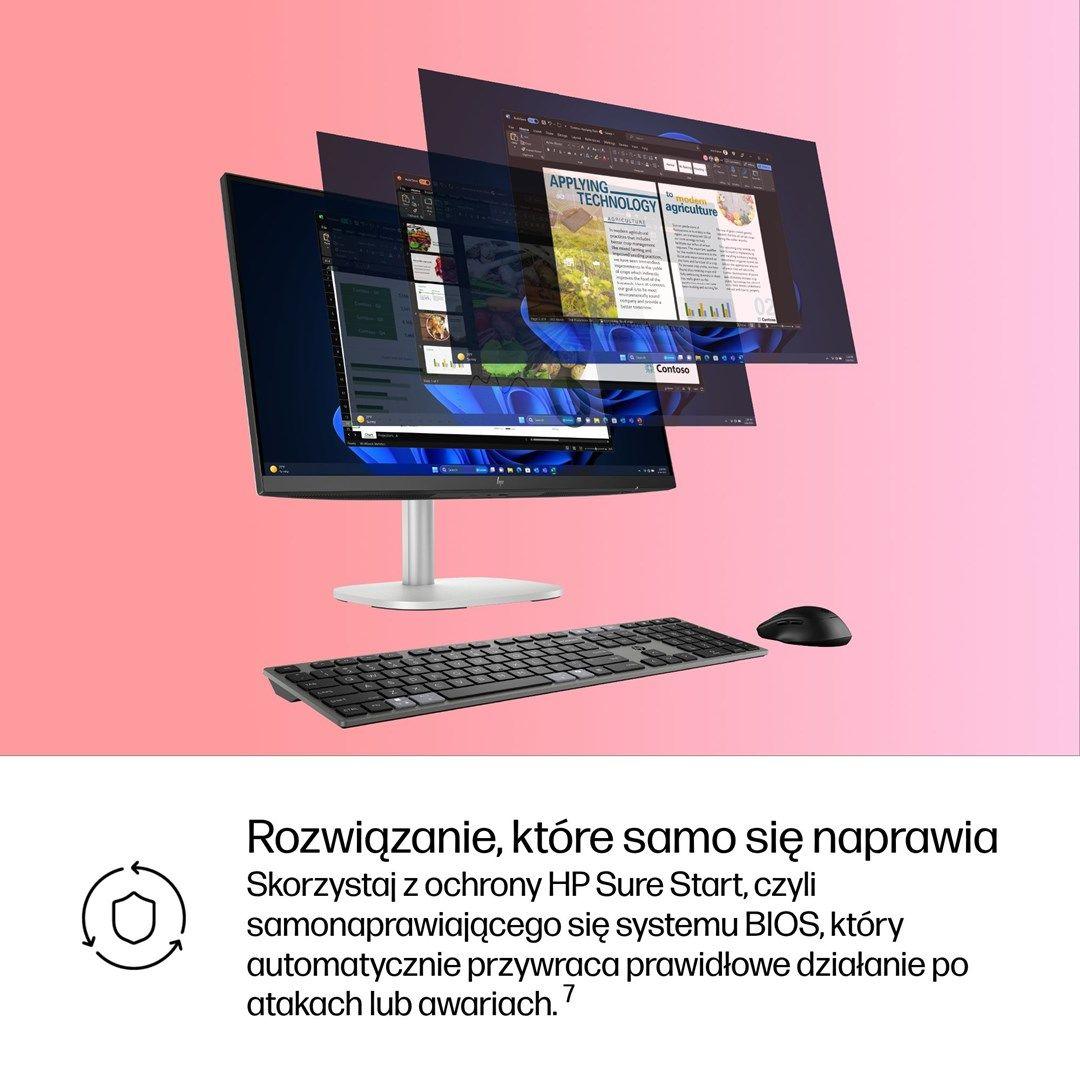 HP EliteStudio 8 AiO G1i Ultra 5 235 23.8"FHD Touch IPS 300nits LBL AG 16GB DDR5 5600 SSD512 Intel Graphics Cam 5MP W11Pro 3Y OnSite — zdjęcie 16