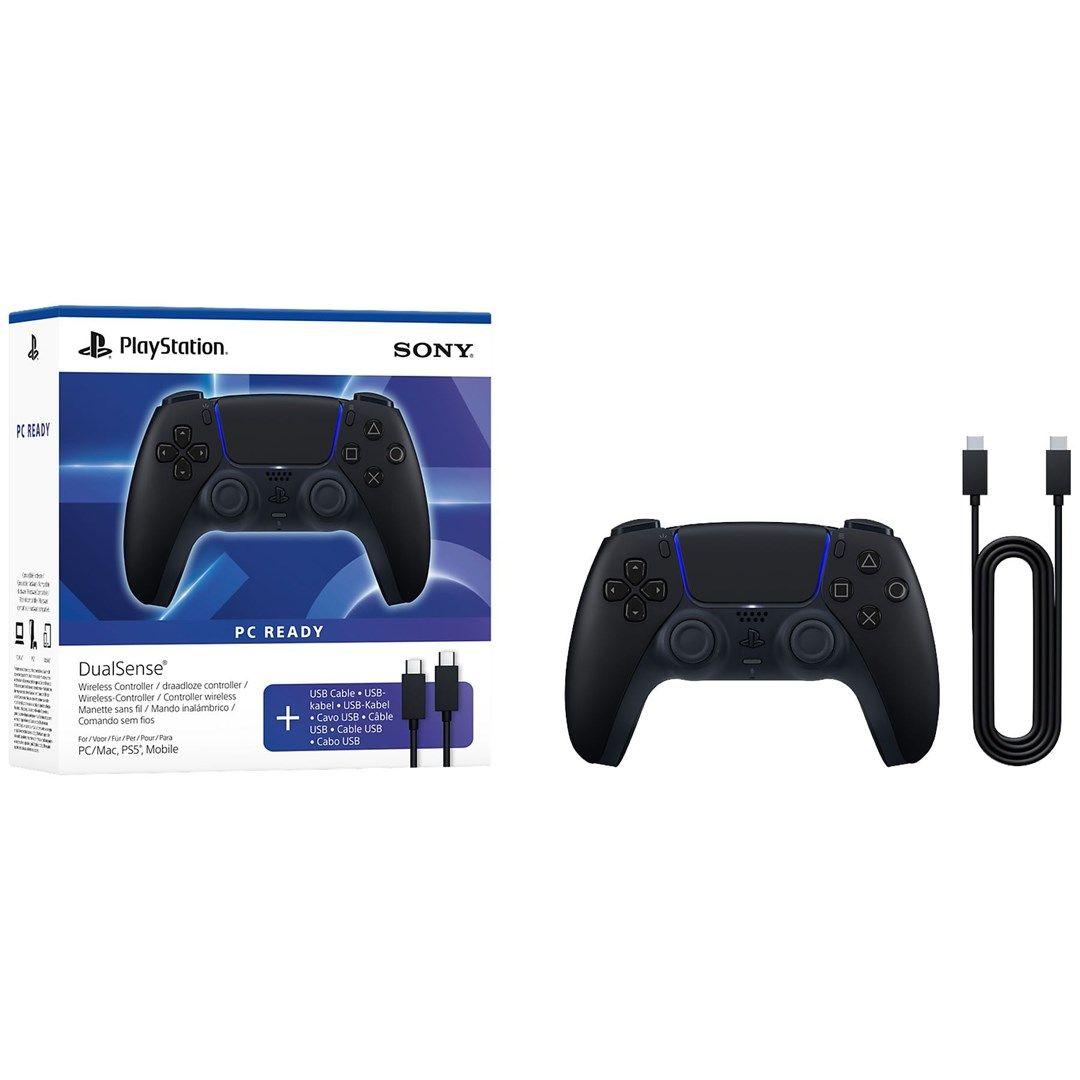 Kontroler bezprzewodowy PS5 SONY DualSense Midnight Black +kabel USB — zdjęcie 5