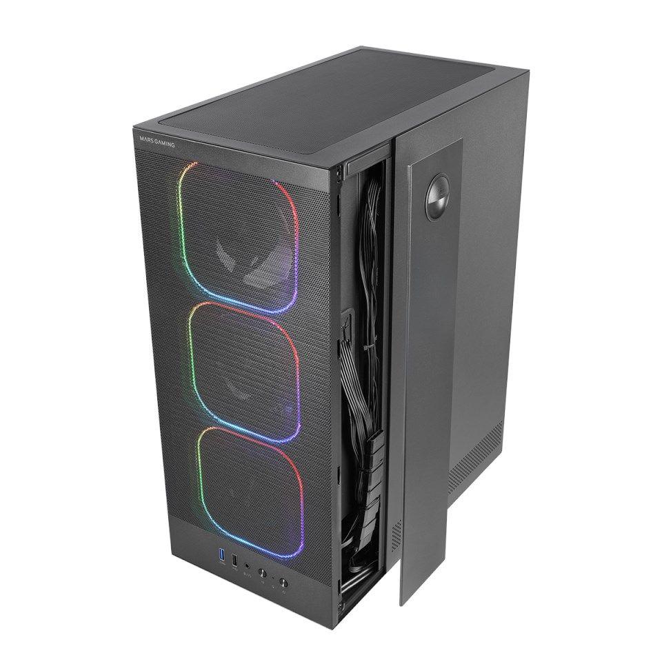 TACENS MARS MC-NEBULA 4x120mm ARGB ATX- obudowa — zdjęcie 2