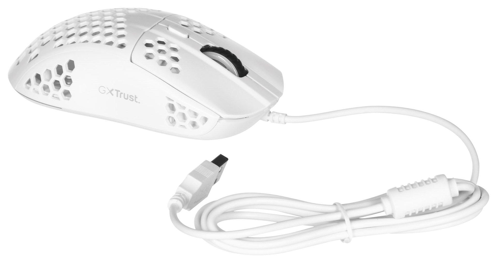 Mysz Gamingowa Trust GXT928W HELOX biała (25389) — zdjęcie 4
