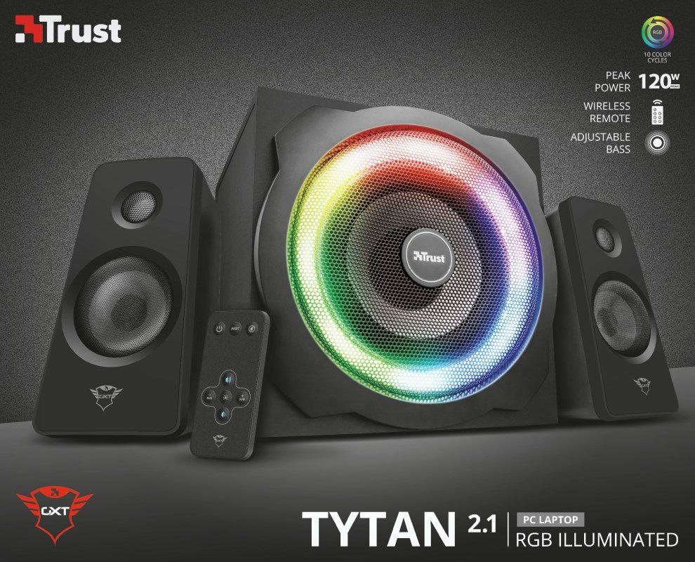 Zestaw głośników TRUST GXT 629 Tytan 2.1 RGB Black — zdjęcie 8