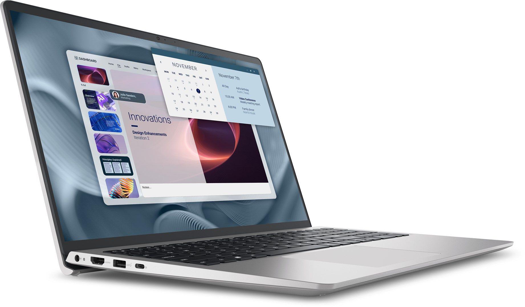 Dell Pro 15 Essential i5-1334U 15,6" FHD 120Hz 250nits 16GB DDR5 4400 SSD1TB Intel UHD Graphics Cam1080p 54Wh W11Pro Platinum Silver (Aluminum) 3Y — zdjęcie 2