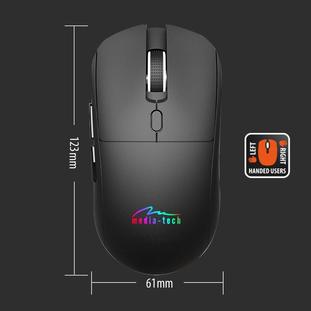 MEDIA-TECH MYSZ DUAL BT/RF SILENT&RECHARGE MT1124 — zdjęcie 10