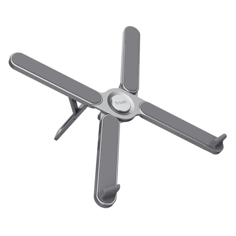 Podstawka pod laptopa Trust MACY FOLDABLE METAL Grey — zdjęcie 3