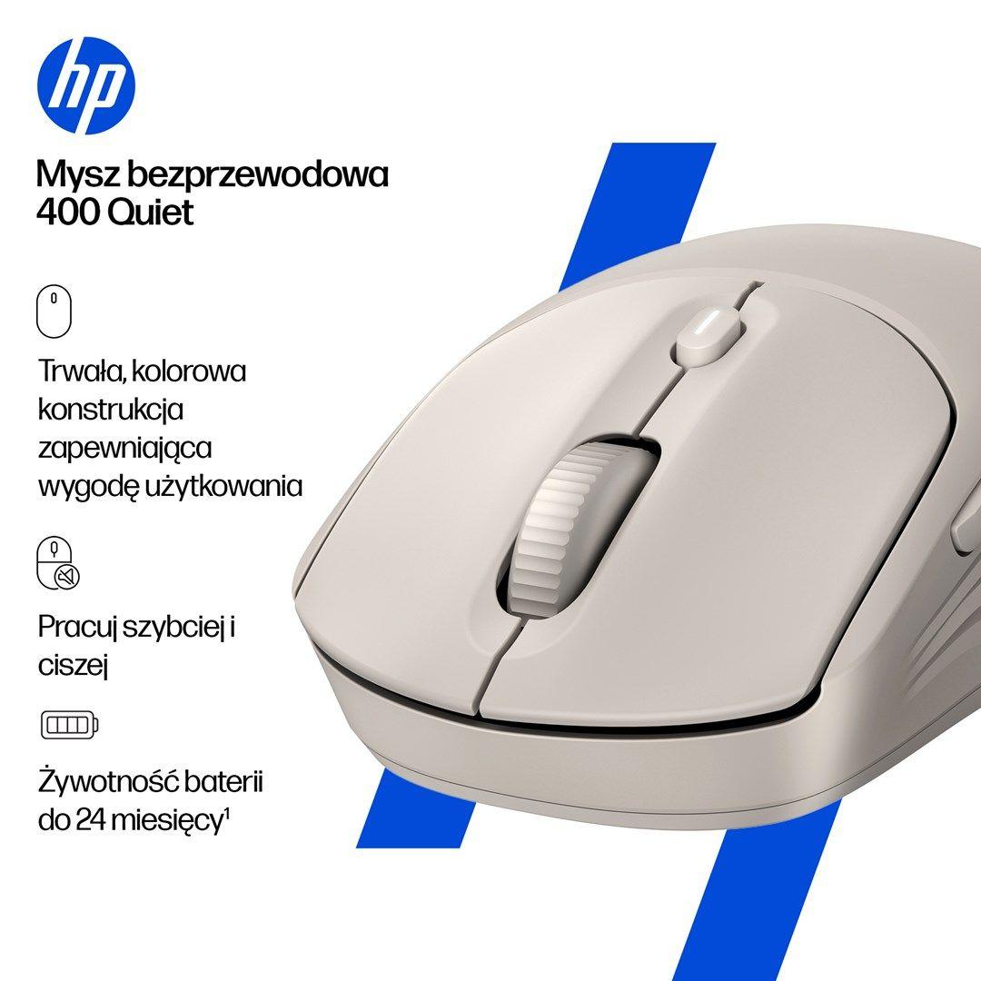 Mysz HP 400 Quiet Black Wireless Mouse bezprzewodowa czarna AZ7B2AA — zdjęcie 8