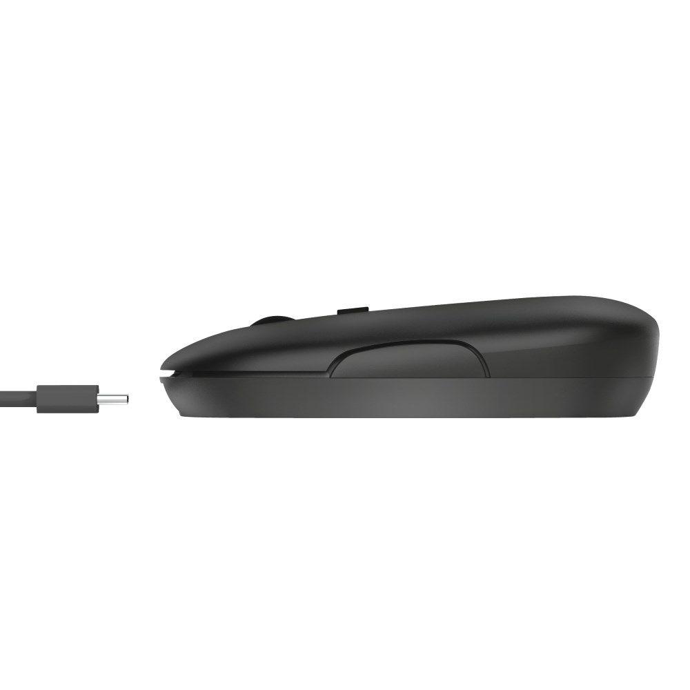 Mysz TRUST Puck Rechargeable Wireless Ultra-Thin Black — zdjęcie 4