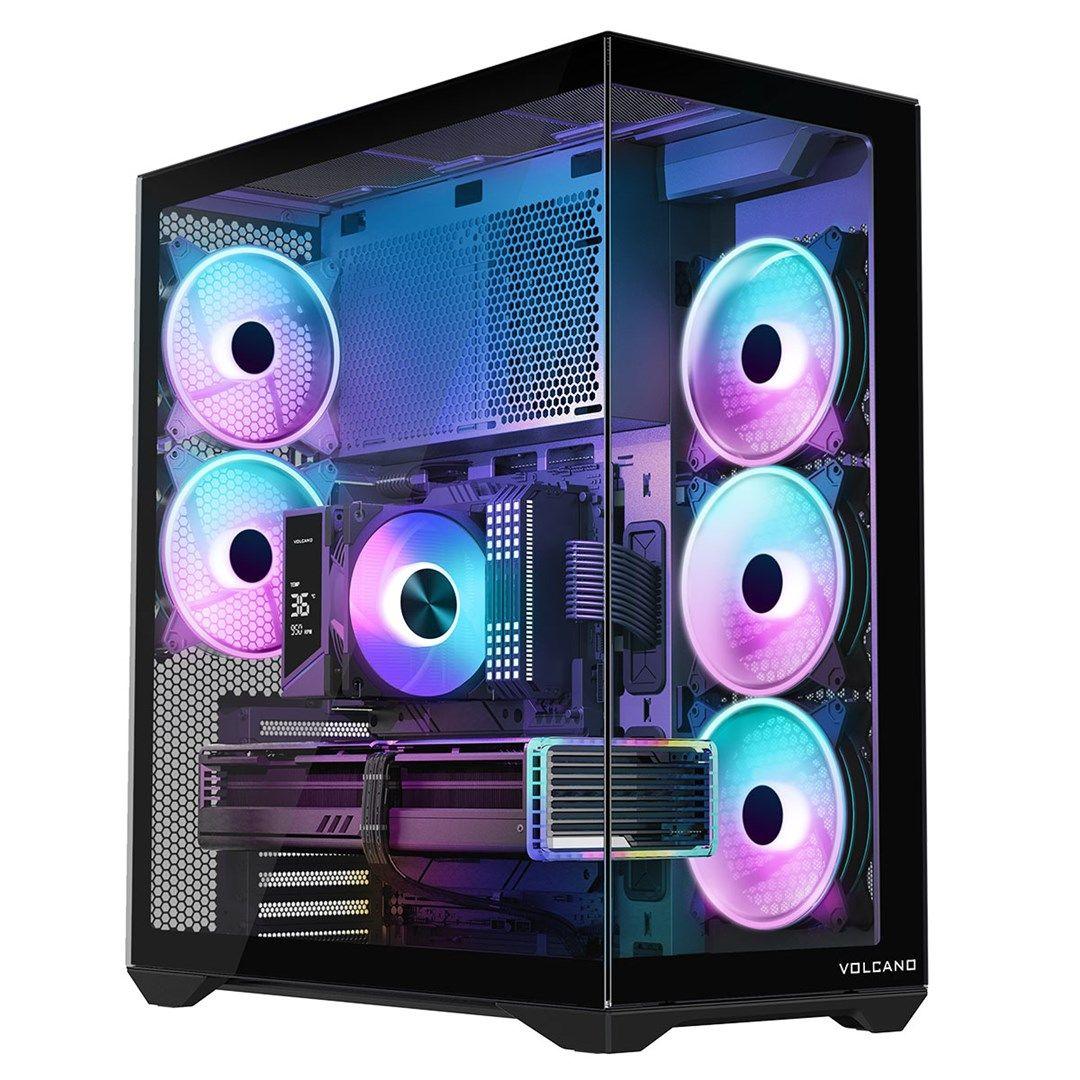 MODECOM OBUDOWA VOLCANO SPACE XL FULL TOWER NF CZARNA — zdjęcie 3