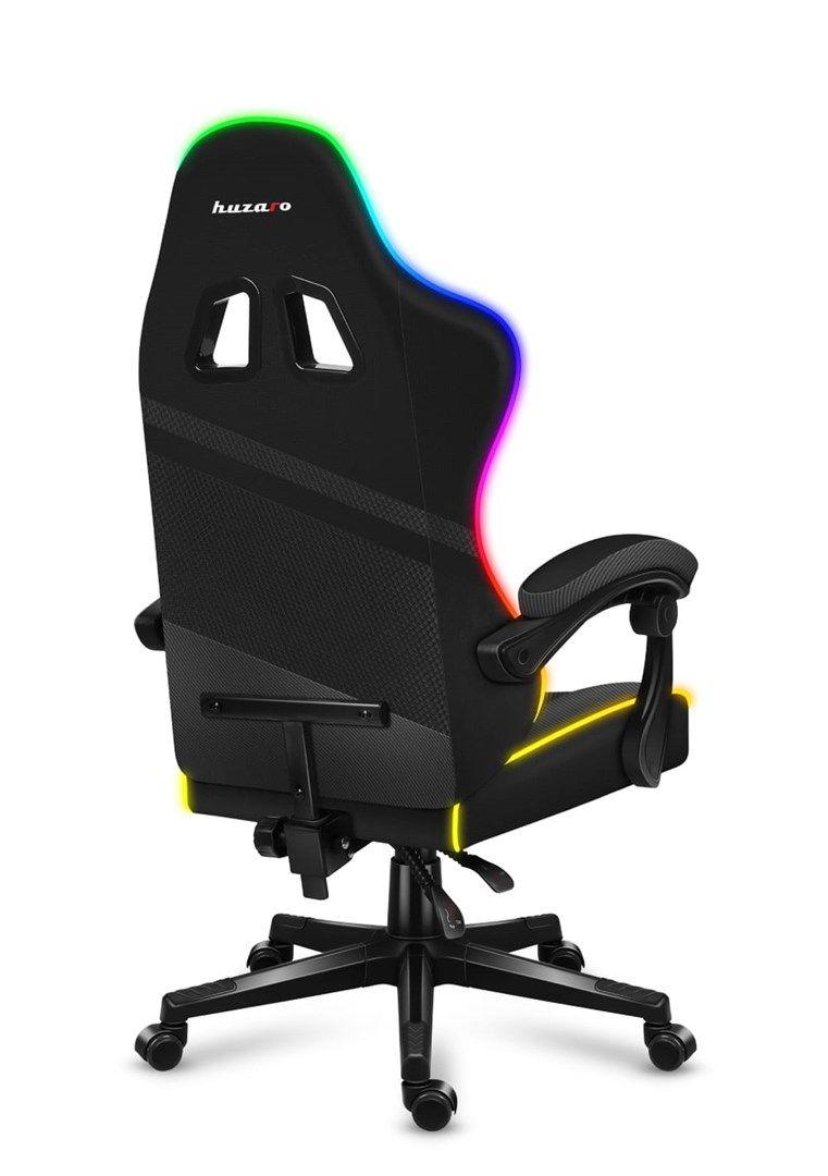 Fotel gamingowy Huzaro Force 4.4 RGB Black — zdjęcie 3