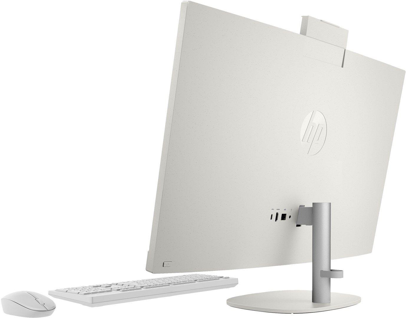 HP AIO 24-cr0184nw Ryzen 5 7520U 23.8"FHD IPS 250nits AG 16GB LPDDR5 SSD512 Radeon 610M Cam720p kB+Mouse NoOS Shell White 2Y — zdjęcie 3