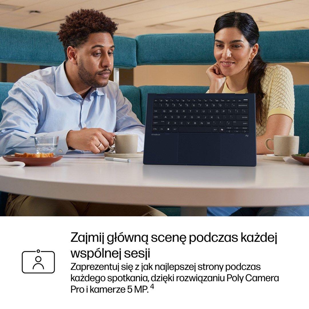 HP EliteBook X G1i Flip Ultra 7 258V 14"2.5K Touch 800nits 120Hz AG 32GB LPDDR5x-8533 SSD512 Intel Arc Cam IR 5 Mpx AI 68Wh W11Pro Blue Alu 3Y OnSite — zdjęcie 9