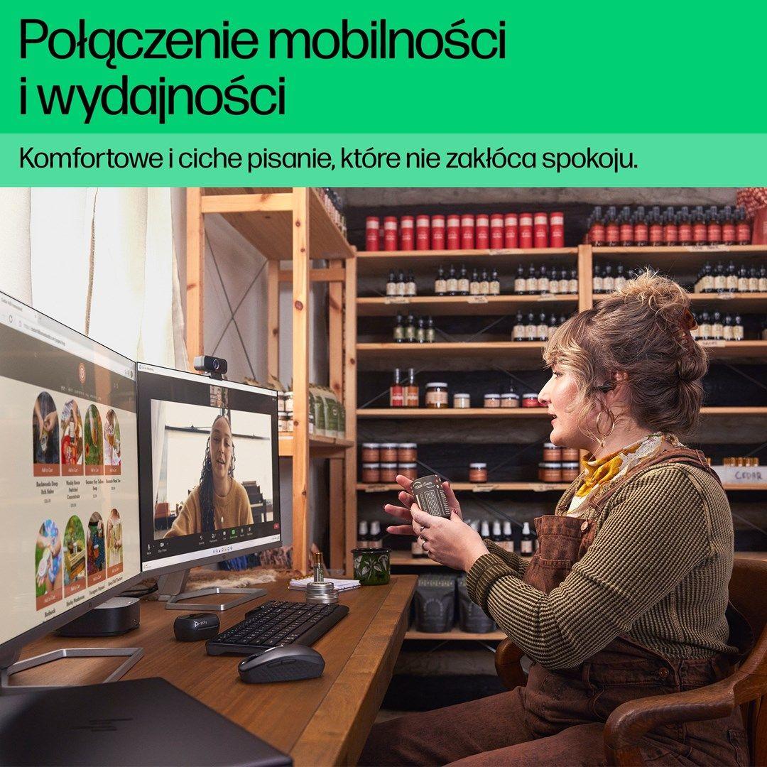 Klawiatura HP 460 Multi-Device Bluetooth Keyboard bezprzewodowa czarna 7N7B8AA — zdjęcie 5