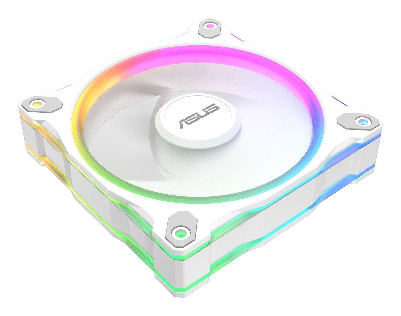 Wentylator ASUS PRIME MR120 FAN ARGB REVERSE WHITE — zdjęcie 4