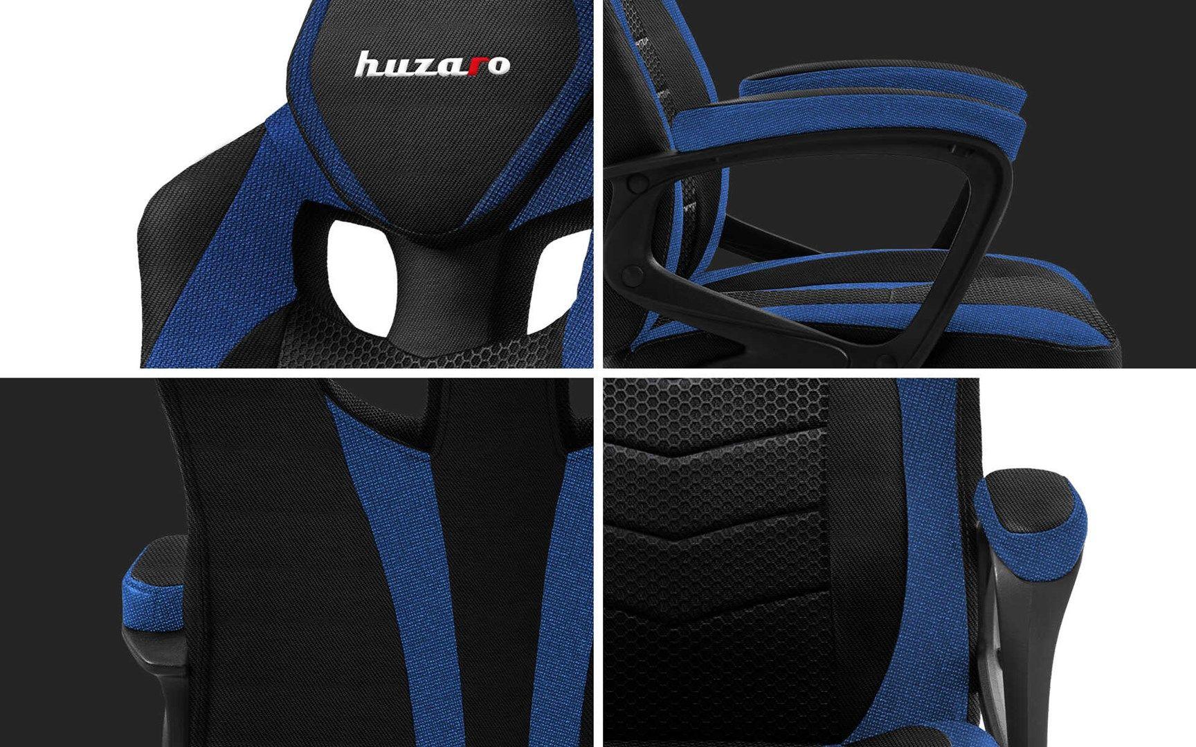 Fotel gamingowy HZ-Force 2.5 Blue Mesh — zdjęcie 3