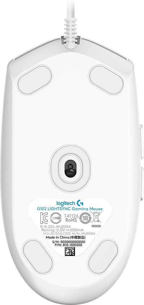 Mysz Logitech G102 Lightsync Wh — zdjęcie 5