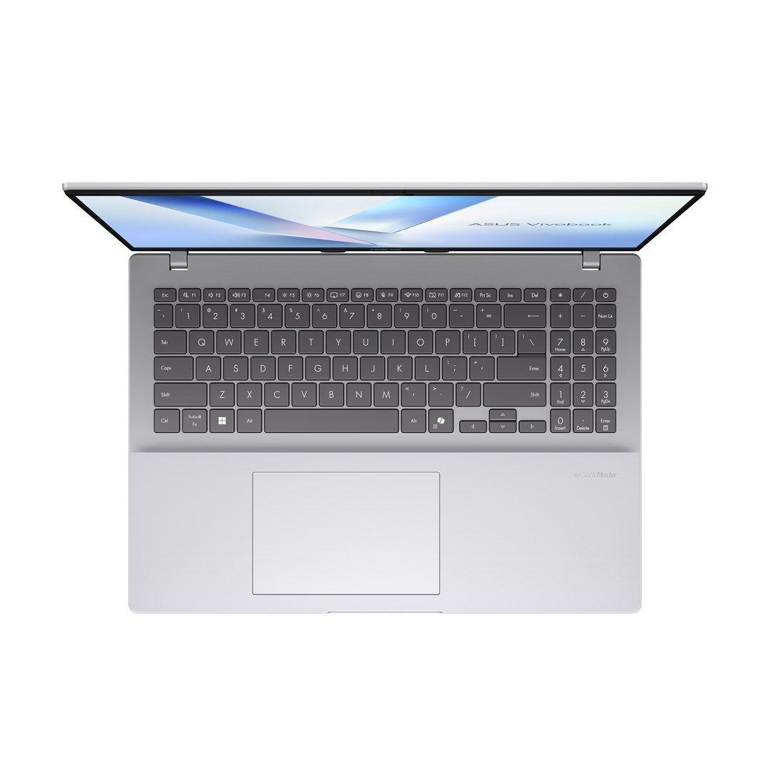 ASUS Vivobook 16 M1607GA-MB003W Ryzen AI 7 445 16.0"WUXGA IPS-level Panel 60Hz 300nits AG 16GB DDR5 SSD512 Radeon Graphics WLAN+BT Cam1080p 42WHrs Win11 Cool Silver — zdjęcie 6