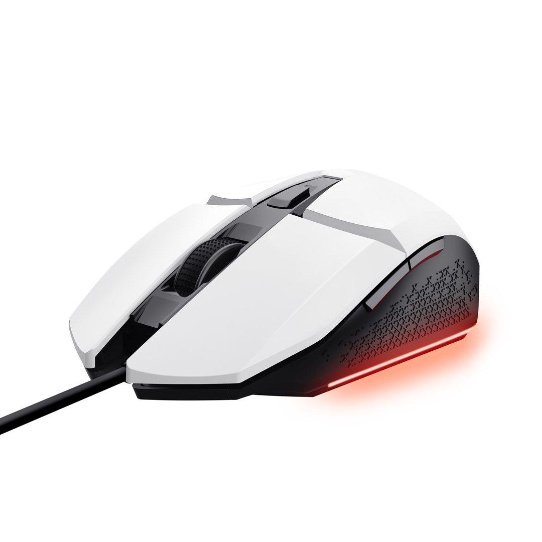 Mysz gamingowa TRUST GXT109P Felox Biała — zdjęcie 1