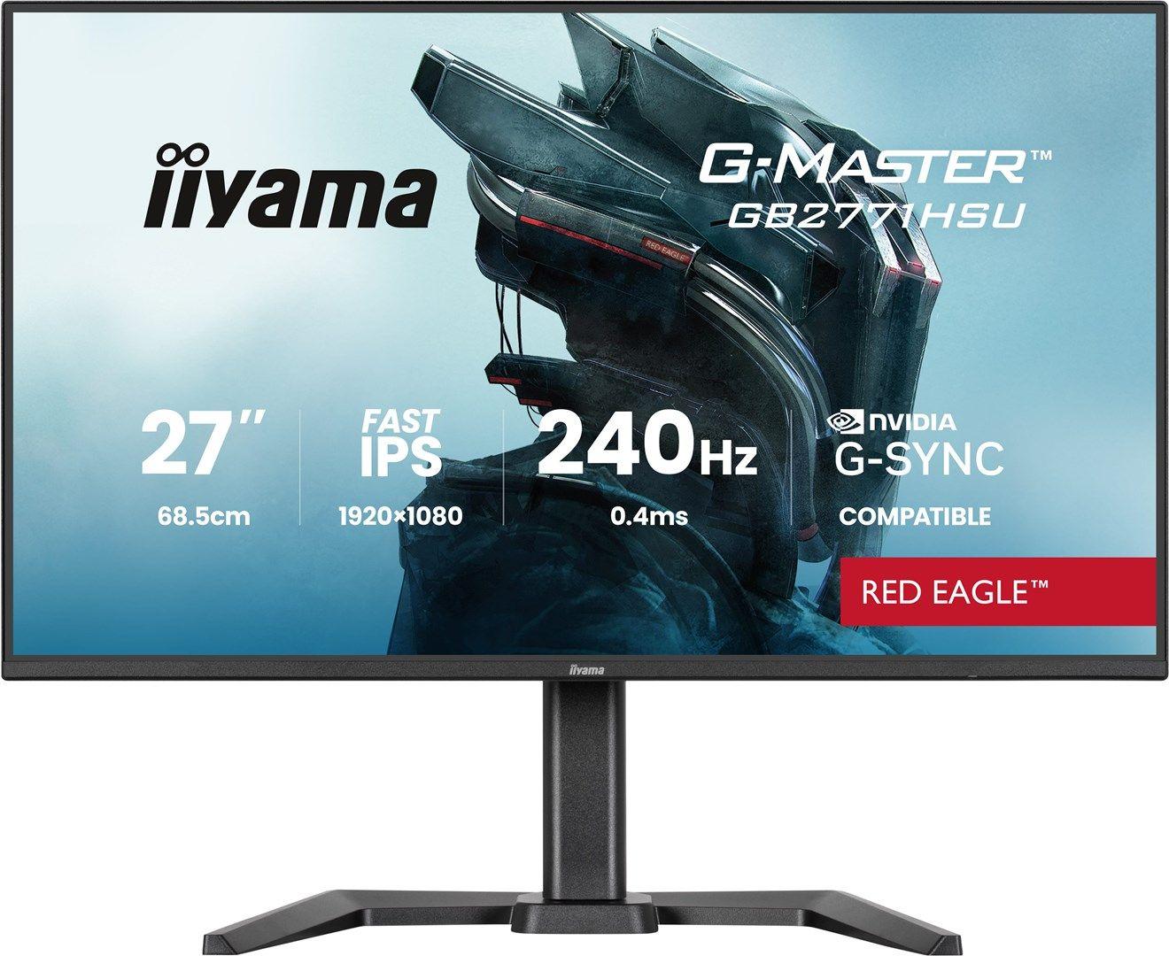 MONITOR IIYAMA LED Fast IPS 27" GB2771HSU-B1 Red Eagle 240Hz — zdjęcie 1