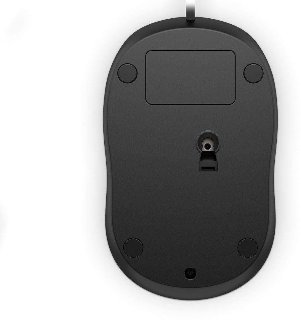 Mysz HP 1000 Wired Optical Mouse with 3 Buttons and 1000 DPI przewodowa czarna 4QM14AA — zdjęcie 4