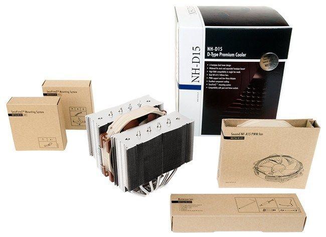 Chłodzenie CPU NOCTUA NH-D15  2 x140 mm AMD, Intel — zdjęcie 4