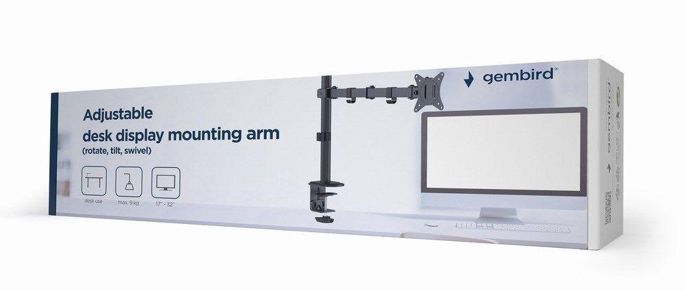 GEMBIRD BIURKOWE REGULOWANE RAMIĘ/UCHWYT NA MONITOR 17-32, VESA 100X100MM, DO 9KG — zdjęcie 10
