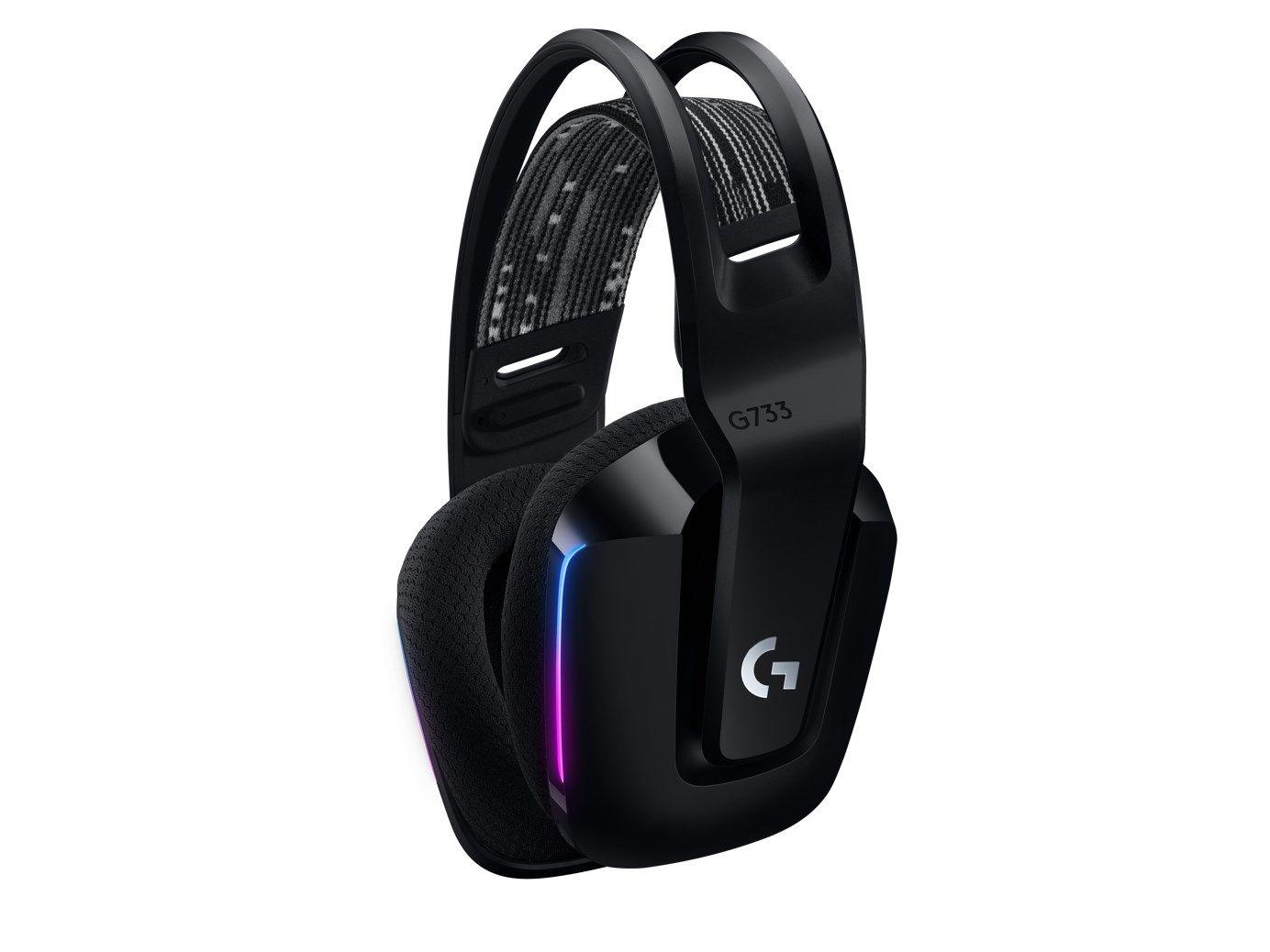 Słuchawki Logitech G733 Lightspeed Black — zdjęcie 2