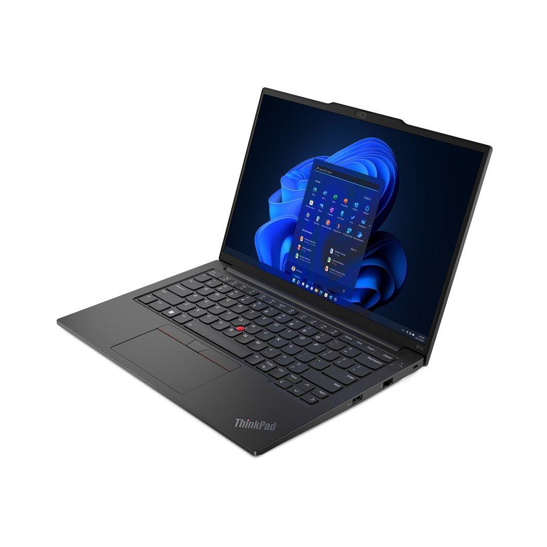 Lenovo ThinkPad E14 Gen 5 i5-1335U 14"WUXGA Touch 300nits AG 16GB DDR4 SSD512 Iris Xe Cam1080p 47Wh Backlit Kb FgPr W11Pro Graphite Black (REPACK) 2Y — zdjęcie 2