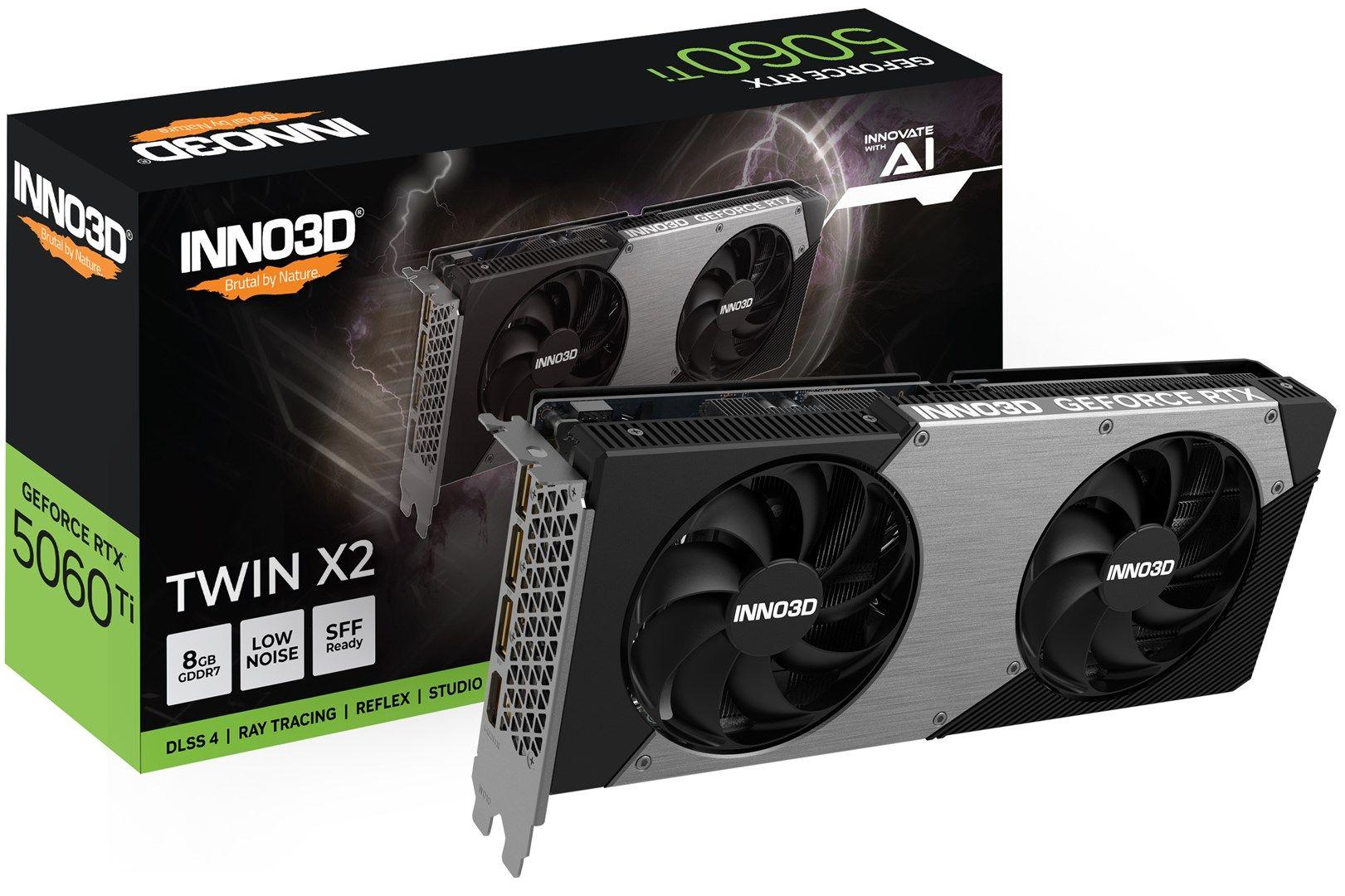 Karta graficzna INNO3D RTX 5060 Ti Twin X2 8GB — zdjęcie 3